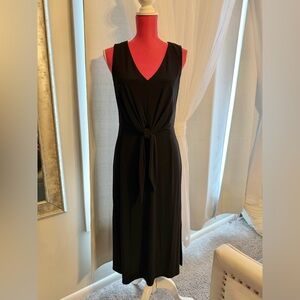 Black Front-Knot Midi Dress, by Vince Camuto